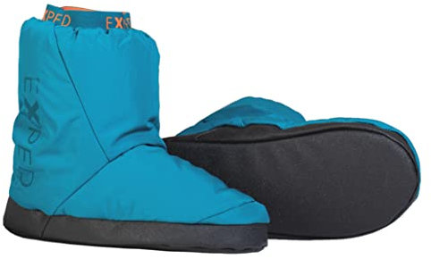 Exped Camp Booty Blau - Warmer bequemer Hüttenschuh, Größe S - Farbe Lagoon
