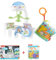 Fisher-Price - Bundle Pack - Baby Crib Toy, 3-in-1 Cot Mobile (CDN41) + Activity book (FGJ40). Mobile with Butterfly Dreams Sound Machine with Light Projection. Book attaches to stroller.