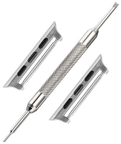 Kit adaptador de conector de correa de reloj, compatible con Apple iWatch Series 1-9 SE Ultra, negro, plata, oro rosa, azul, cierre de fijación de correa de reloj, accesorios de clip de eslabón