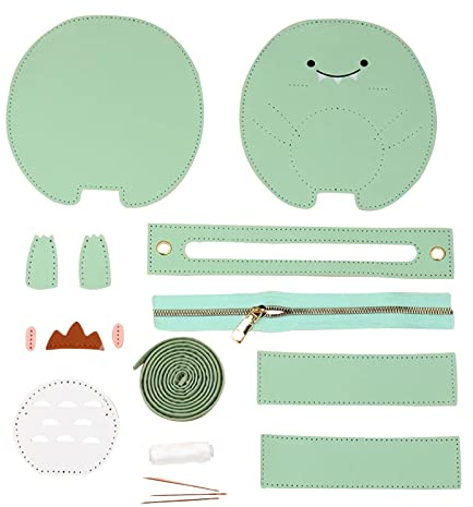 HOOLRZI Umhängetasche, PU-Leder, DIY-Taschen-Handtaschenherstellungs-Set, handgefertigte Umhängetaschen, Nähen, Bastelzubehör, Werkzeug-Set, Geburtstag, Urlaub