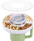 Kssvzz Cuenco para Aperitivos Compatible con Stanley Cup 40 oz - Plato con Tapa y 4 Compartimentos - Accesorio de Silicona para Vaso Stanley Quencher