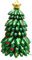 Vaguelly weihnachtsbaum luftballons Jumbo-Weihnachtsbaumballon Weihnachtsbaum-Sternballons aufblasbarer tannenbaum überwintern Girlande Desktop-Dekor stehender Weihnachtsbaum Aluminiumfolie