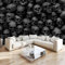 Tapete 3D Fototapete Totenkopf Gothic Grau 350x256 cm Vliestapete Wandtapete Wandbilder 3D Druck Foto Tapeten für Wohnzimmer Schlafzimmer Vlies Tapete Motivtapeten
