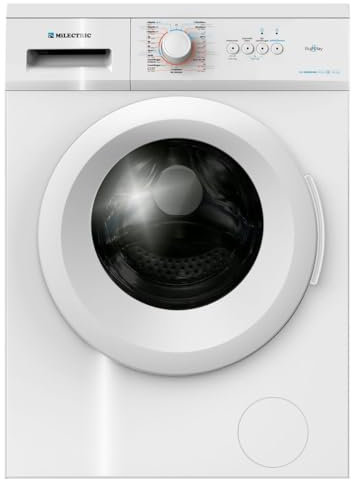 MILECTRIC Lavadora Carga Frontal LV-SN60DWL, 6 kg, 1000 RPM, Vapor care, Lavado en frío, D, Posibilidad de instalación bajo encimera, Blanco
