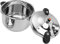 Pentola di Riso Pentola a Pressione 80KPa Canner a Pressione Dual Manico in Acciaio Inossidabile Copertina di Cucina di Grande capacità per Stufa Elettrica a Gas (10l)
