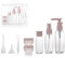 8 pcs botellas de viaje, botes viaje rellenables, juego de botellas de viaje portátiles, para champú, loción, enjuague y gel de ducha