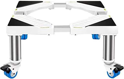 AYCDL Washing Machine Stand BaseMultifunctional Trolley/Wheels Moveable Domestic Appliances Base Washer Pedestals & Frames Adjustable L/W 45-65cm Fridge Base Rack Pre,4wheels-25cm