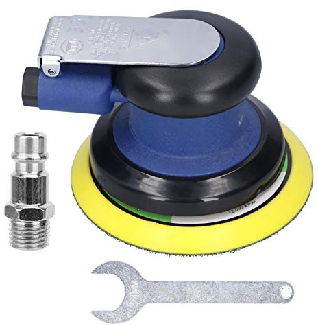 Druckluft Schleifmaschine, 5 Zoll, Legierter Stahl, Hohe Leistung, Stufenlose Drehzahlregelung, Für Polieren und Wachsen - Widerstandsfähig, Effizient, Für Profi und Werkstatt (EU-Stil)