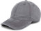 styleBREAKER Unisex Baseball Cap Vintage Look verstellbar 6-Panel Cappy in Washed Optik mit gebogenem Schirm Baumwolle Retro Cap Damen und Herren, Farbe:Grau