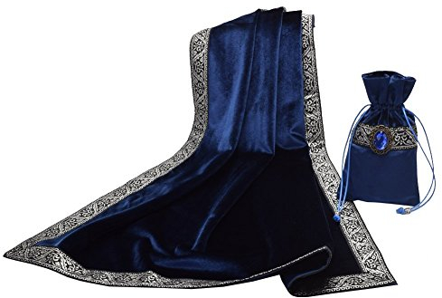 BLESSUME Tarot Tischdecke Altar Tarot Tuch, One Size (Blau)