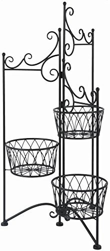 esschert Porte Pots Pliant en Fer forgé 98 cm