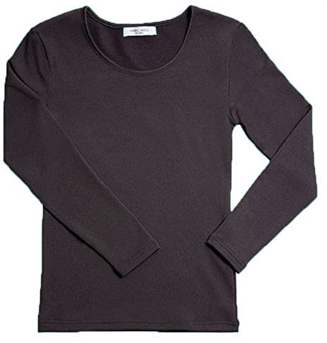 Ysabel Mora Unterwäsche Thermo-T-Shirt Langarm für Damen, Marineblau, Mittel-Groß