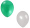 Toyland® 30 Ballons DE Coupe du Monde 2018 Nigeria - Vert ET Blanc 12 Latex