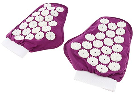 Akupressur Handschuhe Massage Handschuhe - Lila