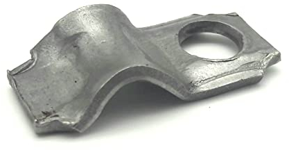 100 x Spanndrahthalter Metall Nirosta Maschendraht Zaunzubehör Zaunpfosten Zubehör Zaun Pfostenzubehör Zaun Halter Zubehör Pfosten