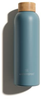 waterdrop® Gourde Inox 600ml – Bouteille Isotherme Réutilisable, Sans BPA, Double Paroi Inox Étanche, Pour Boissons Chaudes ou Froides, Idéale au Bureau, Sport, Maison, Voyage