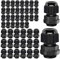 Gebildet Cable Gland, 30pcs PG7 + 20pcs PG9 Plastic Waterproof Adjustable 3-8mm Cable Gland Joint with Gaskets, M12 M16 Wire Connector, Wire Protector (Black)