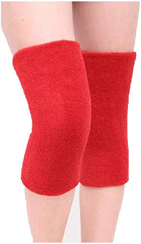 Faxianther Afinder Damen Herren Knieschoner Kniebandage Knieschützer Schoner Proteckor Komfort warme Dicke KnieprotektorAnti-Rutsch Beinwärmer Kniewärmer Indoor Sport Beschützer für Fahrrad Motorrad