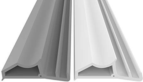 Stahlzargendichtung Weiß 50m - gegen Zugluft Lärm & Staub spart Heizkosten Dichtung Dichtungshöhe 8mm Dichtungsbreite 23,5mm Falz Türdichtung (Weiss 50m)