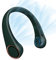 CIVPOWER AWH Portable Neck Fan, Hands Free Bladeless, 3 Speeds, 78 Air Outlets, Headphone Design, Rechargeable USB Powered for Outdoor Indoor - Dark Green