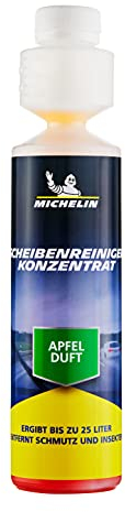MICHELIN Scheibenreiniger Konzentrat 250ml – Auto Scheibenwaschanlagen Reiniger | Effektive Insekten- & Schmutzentfernung | Sommer-Scheibenpflege Apfel Duft