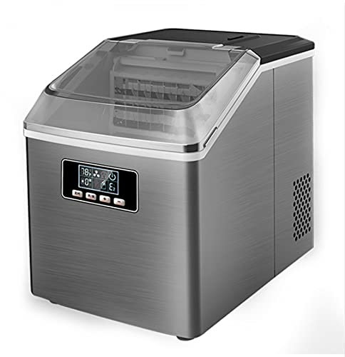 Electric Portable Compact Countertop Ice Maker Machine,55Lbs/24Hwith Self-Cleaning Function, Easy-to-Control LCD Display, Timer Function