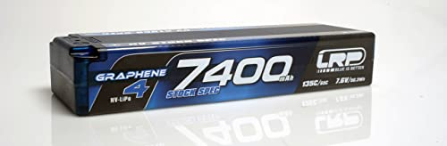 LRP Lipo AKku 7,6V HV Stock Spec Graphene-4 7400mAh Hardcase 135C/65C