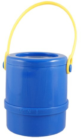 Ruilogod Auto Auto Gadget Paraguas Titular Telescópico Cubo Azul