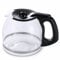 BESBARISTA Jarra de repuesto de vidrio de 12 tazas para Mr. Coffee modelo #SK12, SK13, EHX23, JWX31, SJX23, SJX39 (negro, sustituye a PLD12-RB)