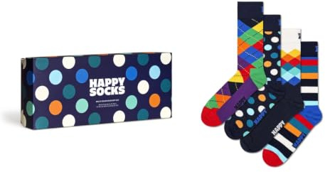 Happy Socks 3-Pack Stripe Symbols Baumwolle Socken