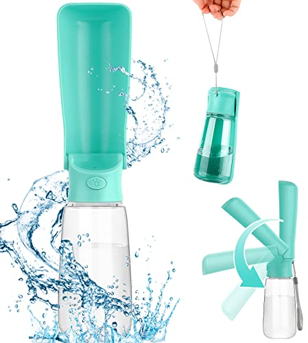 ENCOUN 550ML Gourde pour Chien, Bouteille d'eau Portable pour Chiens, Bouteille d'eaus pour Chienss Chat, Gourde Chiens Promenade, Eaus Potable pour Animal de Compagnie en Plein Air