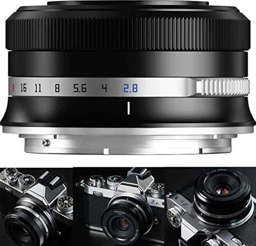 TTARTISAN 27mm F2.8 Autofocus Lens APS-C Frame For Mirrorless Camera Only for Nikon Z Mount Cameras ZFC Z50 Z5 Z6 Z6II Z7 Z7II Z9 (Negro)