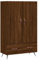 vidaXL Vitrine Schrank braun Eiche 69,5x31x115 cm Komposite Holz