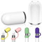 ACAGET Magnetic Replacement Cap for Apple Pencil 1st Generation, Anti-lost for iPencil Cap holder Top Lid End Silicone Protective Cover Accessories for iPad 10th 9 8 Air Mini Pro (2 Cap+4 Cap Holder)