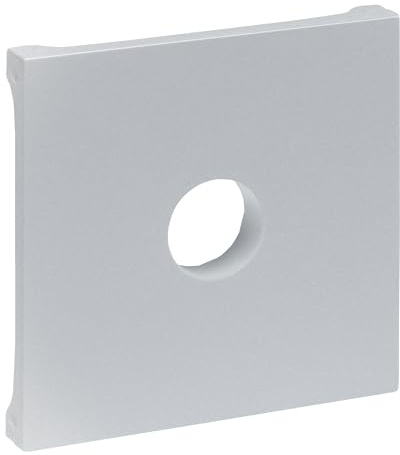 LEGRAND, SEANO Abdeckung für TV-Anschlussdose F-Typ, Farbe: Aluminium lackiert, 765265
