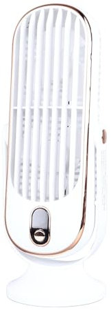 Jeffergarden USB Plug In Mini Tower Fan 5 Speed Quiet Brushless Motor for Office Desk Home