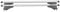 Menabo Tiger Roof Bar For Nissan Qashqai (2021-) Integrated Railing Heavy Duty Lockable Car Rack With Rails Set Of 2 Aluminium Rail 120cm In Length Silver