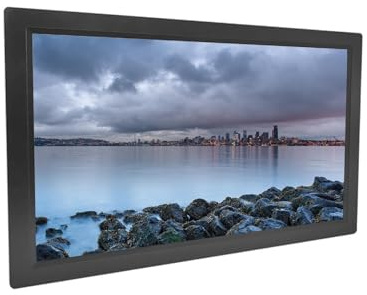 HZEPDVT 22-inch, 24-inch, 27-inch, 32-inch Digital Photo Frame, IPS Display, 1080P HD Screen, Wall-mounted Advertising Machine, Easy To Set Up(Black,24 inch)