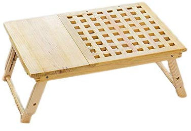 Adjustable Laptop Desk Table with Drawers Foldable Breakfast Service Bed Tray for Computer