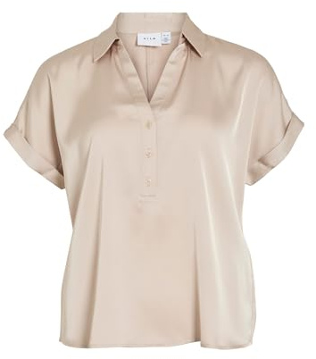 Vila Female Hemd Vienna Kurzarm | Shirt