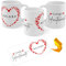 Creativass Tazas Personalizadas para San Valentín y para Parejas, Diseños de Amor, Novio, Novia, dia Enamorados regalo Original (INFINITAMENTE)