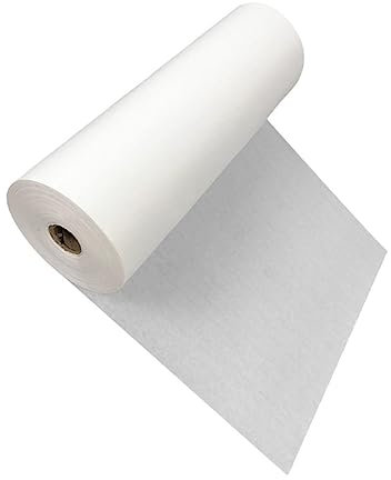 STOBOK 1 Rolle Reis Papier Kalligraphie Scherzen Leer Bausatz Collagenpapier Kunst Schneidermusterpapier Poster Papier Würfel Planke Decoupage Herstellung Tinte Weiß Bambus-zellstoff