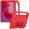YRH Funda para Lenovo Tab 10.1 pulgadas 2025, con soporte de agarre resistente a los golpes, funda infantil para tablet Lenovo Tab (rojo)