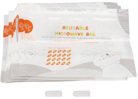 Bolsa de microondas de la mama limpieza eficiente para los accesorios para alimentar al bebé