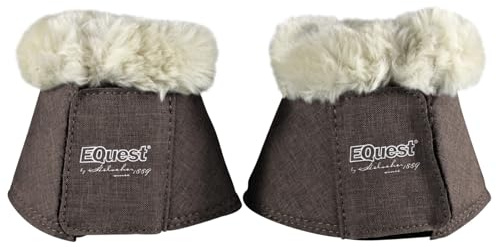 EQuest Hufglocke Melange speziell für Shettys, 2er Set (Mocha, Shetty)