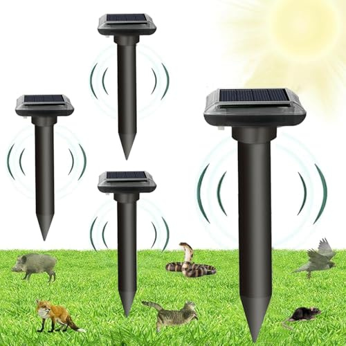 Repellente solare per talpe, Repellente per formiche regina per giardino e campeggio, Gopher, Repellente per serpenti talpa, Repellenti per talpe, Dissuasori per Talpe