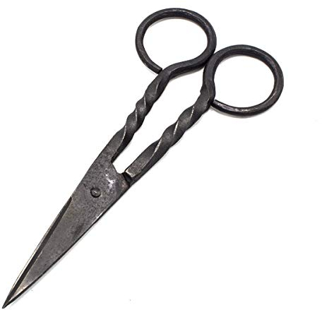 Vehi Mercatus Handgeschmiedete Schere Klinge ca. 5,5 cm Mittelalter