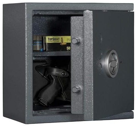 Format Kurzwaffentresor KWT 1100, Doppelbartschloss mit 2 Schlüsseln, Grad 1 nach EN 1143-1, H40.5xB40xT27 cm, 49 kg