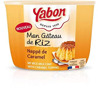 YABON - Gâteau De Riz Nappage Caramel 420G - Lot De 4