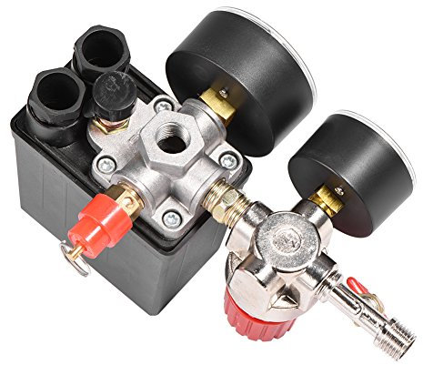 Interruptor de presión del compresor de aire, válvula del regulador de aire de la válvula del compresor de aire para interruptor de presión del compresor de aire